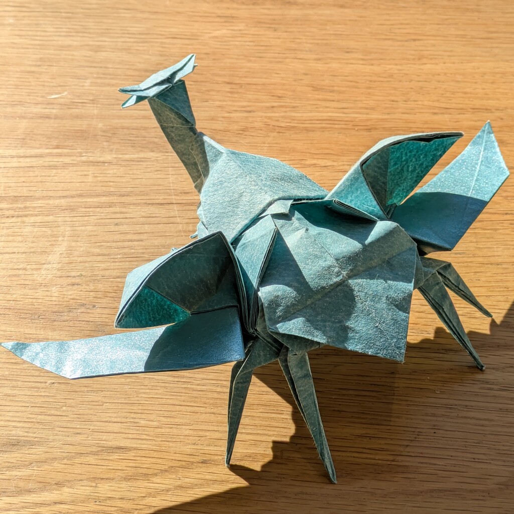 Samurai Helmet Beetle by Jun Maekawa folded by Grigory Sarnitsky
